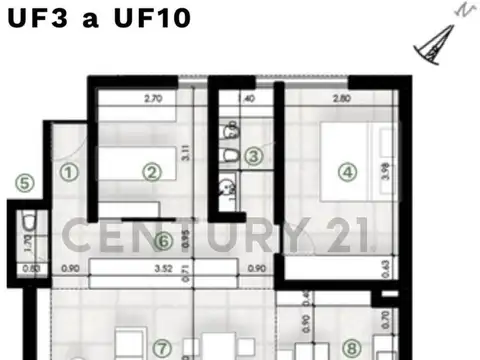 Departamento en Venta en City Bell, USD 228.150