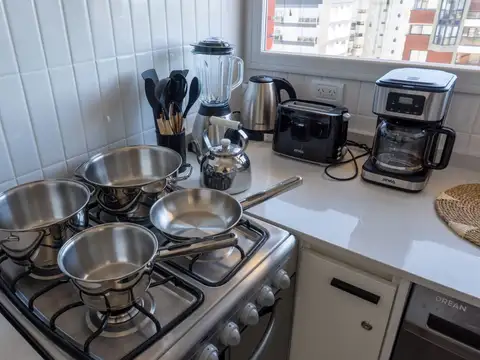 Departamento 2 ambientes con 2 baños