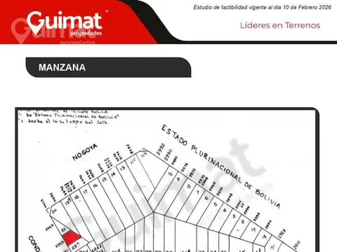 Terreno en Venta de 104,0 m2