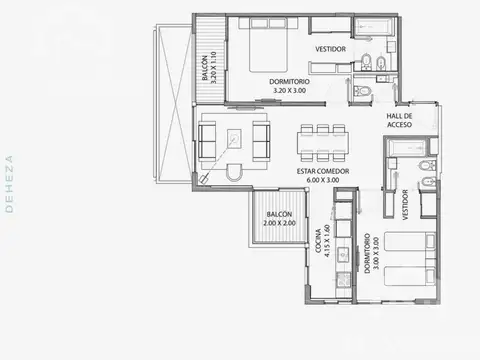 Departamento en Venta de 2 dormitorios