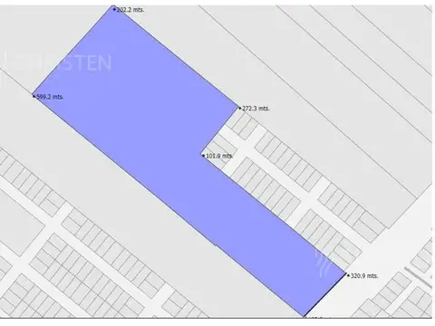 Terreno en Venta 300  mts Fondo