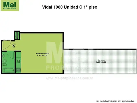 Vidal 1900, Piso 1
