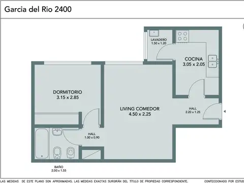 Depto Tipo Casa en Venta de 2 ambientes