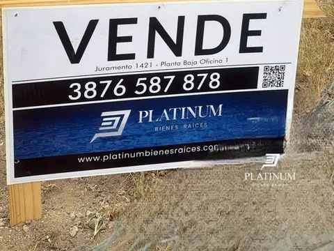 Terreno en Venta 31  mts Fondo