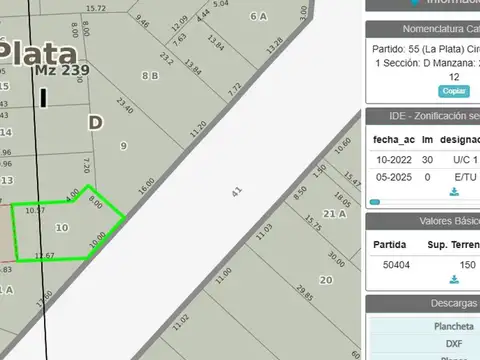 Diagonal 74 e/ 3 y 41