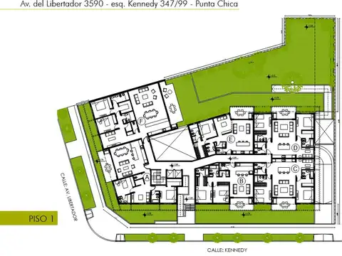 Departamento en Venta con 1 cocheras