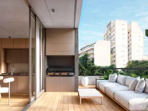 Departamento de cuatro ambientes en Nuñez con terraza privada