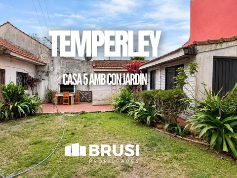 CASA EN VENTA EN TEMPERLEY - 4 AMBIENTES - UNA PLANTA