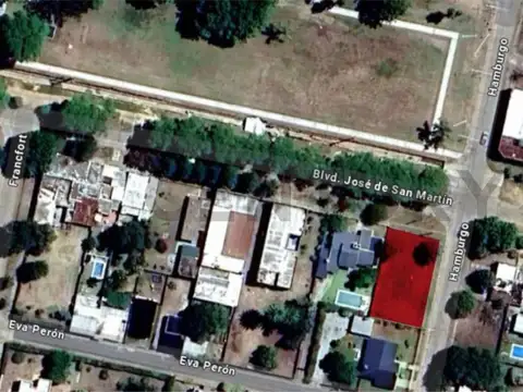 Terreno en Venta de 541,0 m2