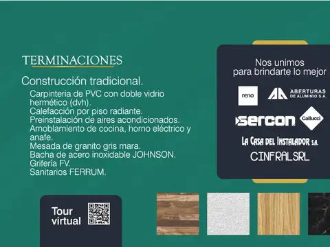 Departamento en Venta con 1 cocheras