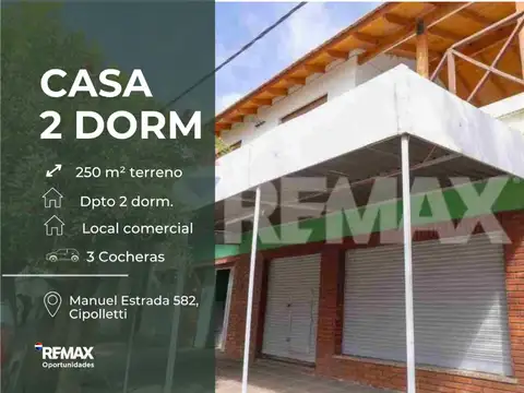 Venta de Casa, Local y 2 Departamentos