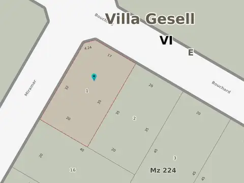 Terreno en Venta en Mar Azul, USD 42.000