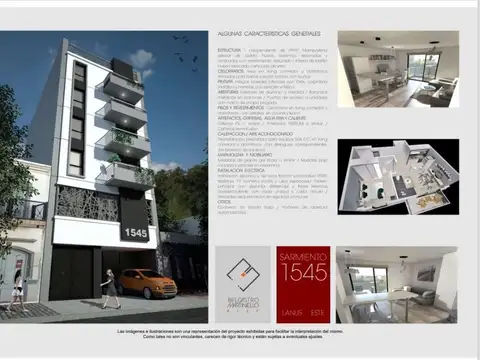 Departamento en Venta de 3 ambientes