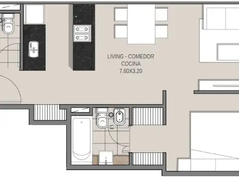 Departamento en Venta Apto profesional