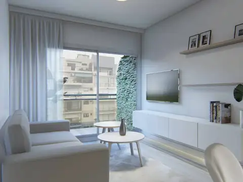 Departamento 2 ambientes con 1 baño