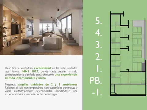 Departamento 2 ambientes con 1 baño