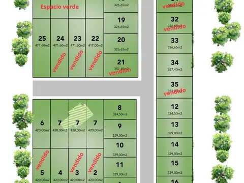 Terreno en Venta de 371,0 m2