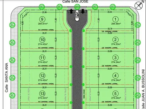 Terreno en Venta de 275,0 m2
