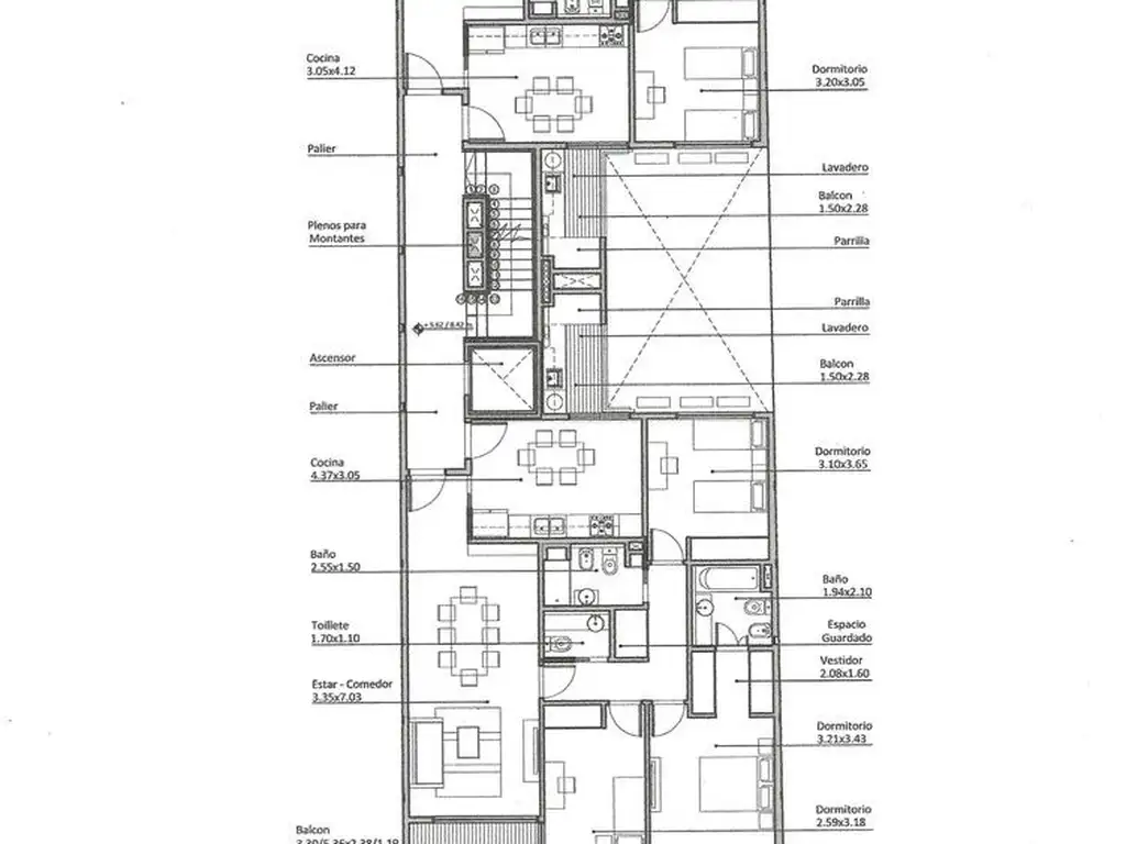 CAÑADA DE GOMEZ 955 de 3 Dormitorios