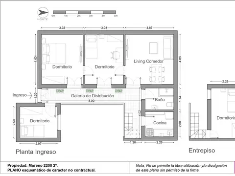 Depto Tipo Casa en Venta de 4 ambientes