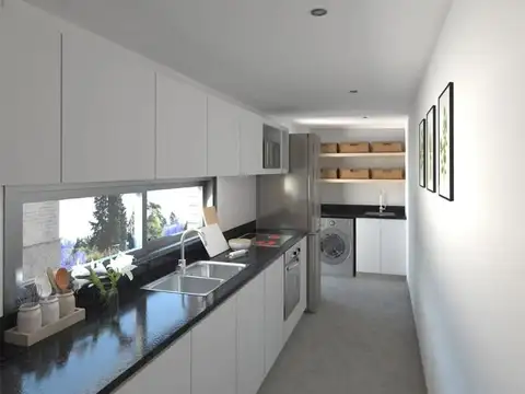 Departamento 3 ambientes con 2 baños