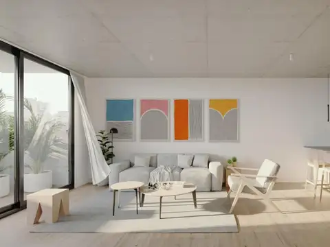 Departamento 2 ambientes con 1 baño