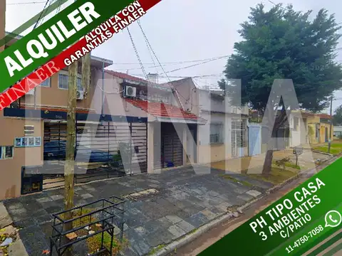 PH TIPO CASA :: ENTRADA IND :: 3 AMBIENTES :: C/PATIO