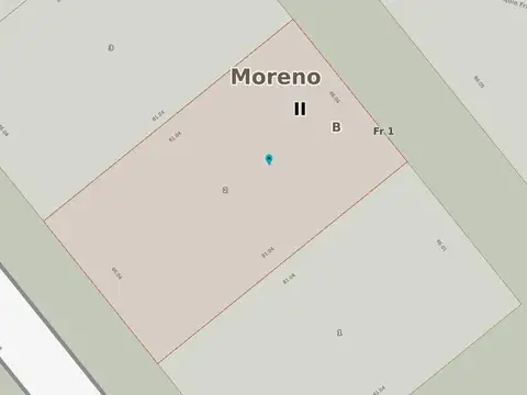 Terreno en Venta 46  mts Frente