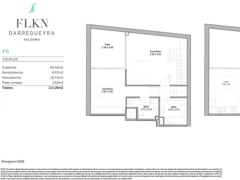 Departamento en Venta de 2 dormitorios