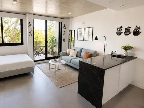 VENTA: departamento monoambiente con amenities en Barrio Luis Agote de Rosario.