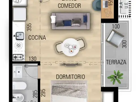 VENTA APARTAMENTO MONOAMBIENTE EN POZO EN PRADO