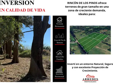 Terreno en Venta 128  mts Fondo