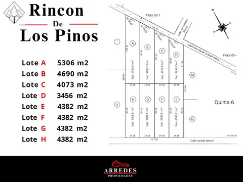 Terreno en Venta en Los Pinos, USD 45.000