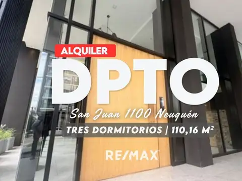 ALQUILER DEPARTAMENTO 3 DORMITORIOS EDIFICIO KUREF