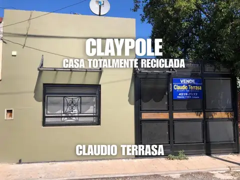 CASA EN VENTA EN CLAYPOLE
