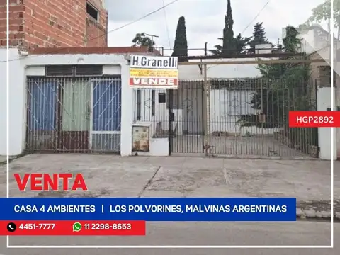 Casa - Venta - Argentina, Malvinas Argentinas - Alice 64