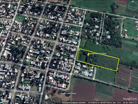 Terreno en Venta 180  mts Fondo