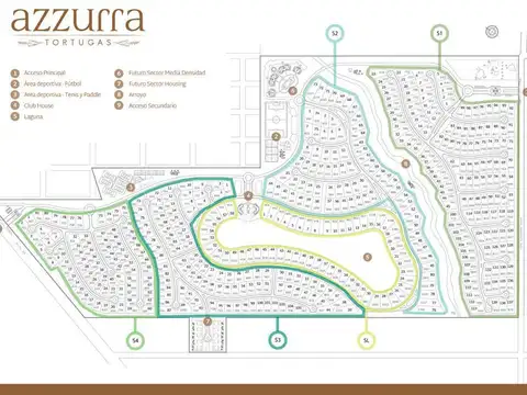 LOTE INTERNO  EXCELENTE UBICACION  AZZURRA - Lanzamiento nuevo sector 