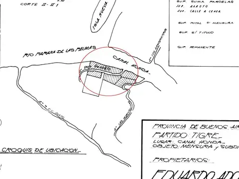 Terreno Lote  en Venta en Canal Honda, Zona Delta, Tigre