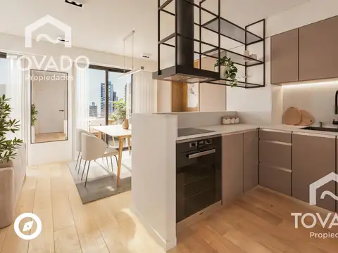 En construcción! 2 Ambientes con Balcón en Núñez!