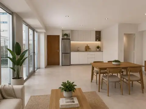 Departamento Monoambiente con 1 baño