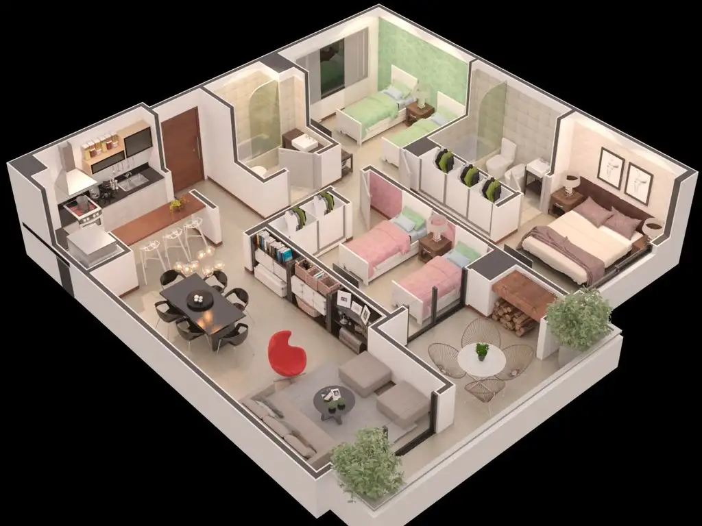 SOLARES DE DONATO de  1, 2, 3 y 4 Dormitorios