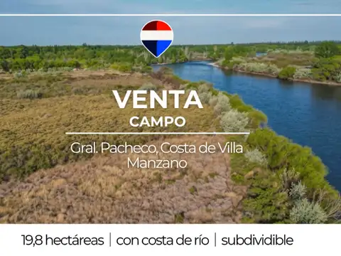 VENTA 19,8 HECTAREAS VILLA MANZANO