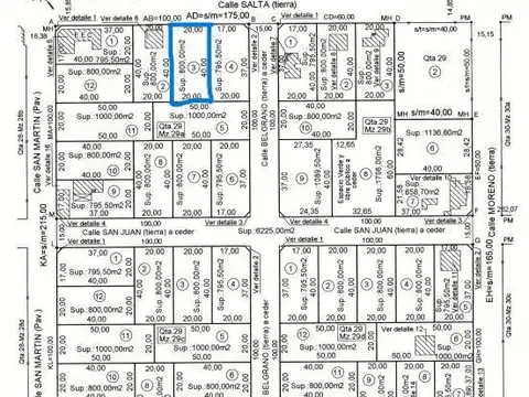 Terreno en Venta en Villa Lia, USD 24.500