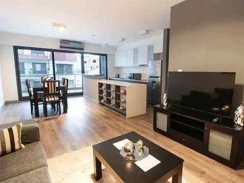 Piso 3 Ambientes amueblado con balcóny amenitis en Parque Rivadavia Caballito