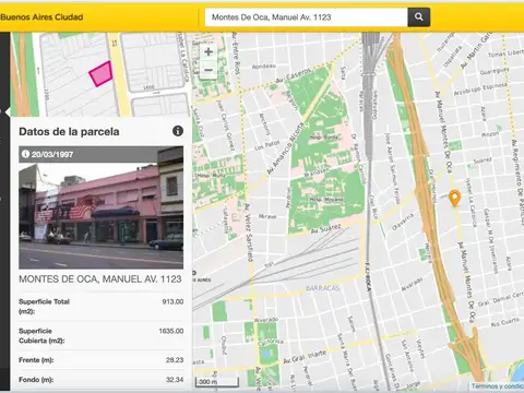 Terreno en Venta en Barracas, USD 6.290.000
