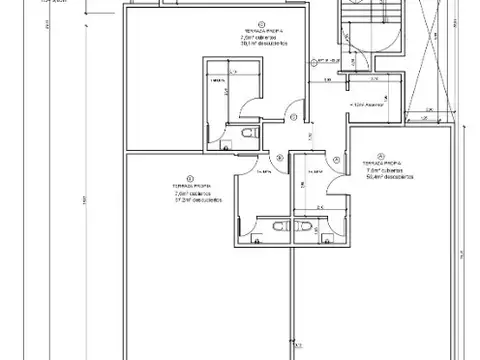 Departamento 3 ambientes con 2 baños