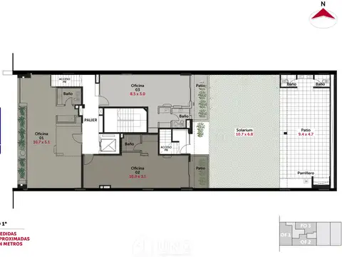 Sarmiento 1200, Piso 01