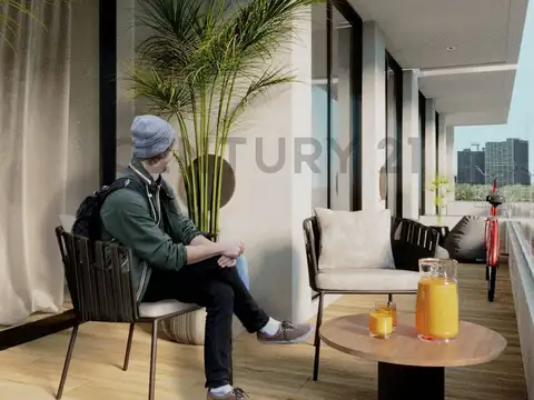 Departamento 3 ambientes con 2 baños