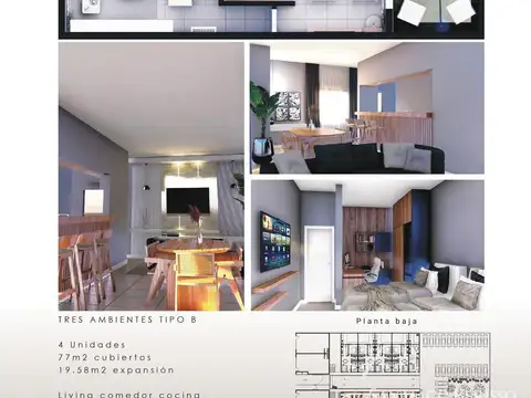 Departamento en Venta de 2 dormitorios